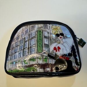 Harrods MOD Black and White Makeup Bag